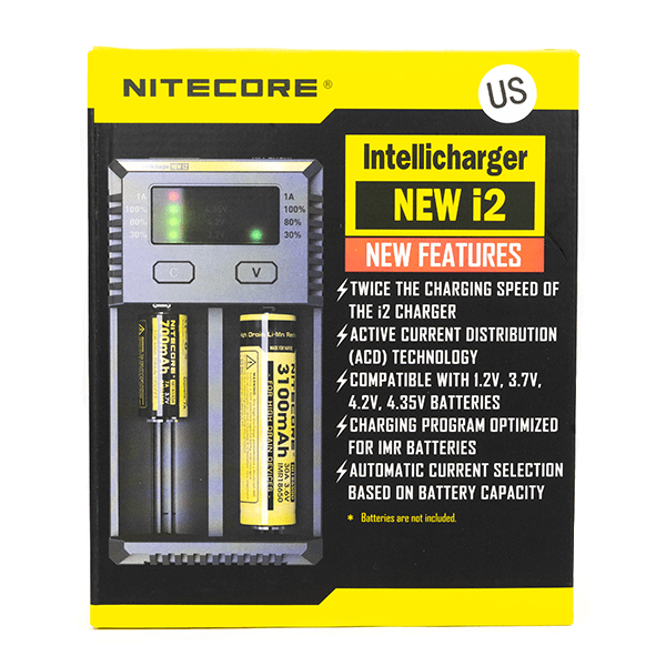 New i2 Intellicharger by Nitecore packaging