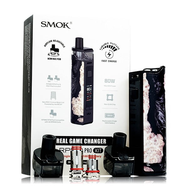 SMOK RPM 80 Pro Pod System Kit All Contents with Packaging