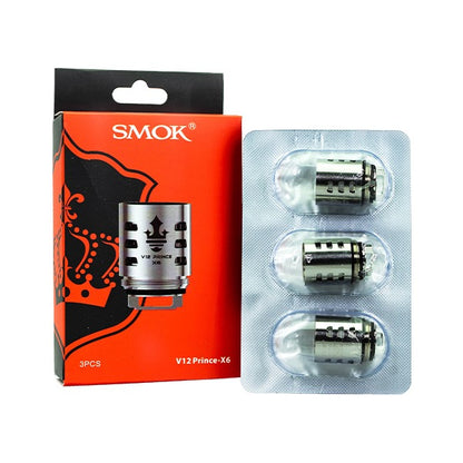 SMOK Prince V12 Replacement Coils 3 Pack V12 Prince X6 with Packaging