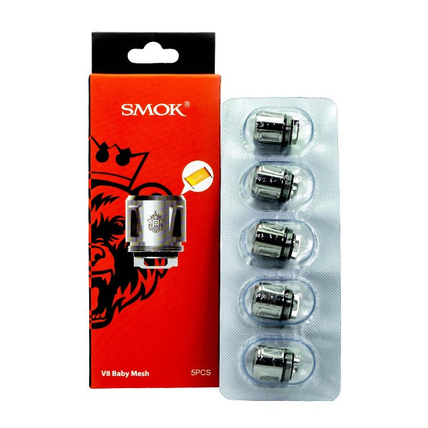 SMOK V8 Baby Prince Coils (Pack of 5) Baby Mesh 0 15ohm with Packaging