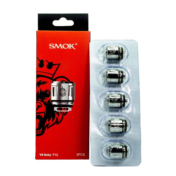 SMOK V8 Baby Prince Coils (Pack of 5) Baby T12 0 15ohm with Packaging