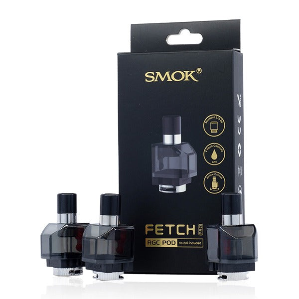 SMOK Fetch Pro Pods (3-Pack) rgc with packaging