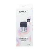 SMOK Novo X Replacement Pods (3-Pack) DC 0.8 ohm MTL box packaging