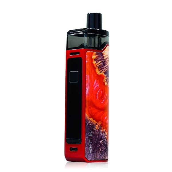 SMOK RPM 80 Kit 80w (Internal Battery) Red Stab Wood