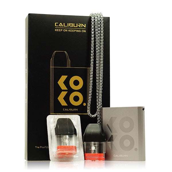 Uwell Caliburn KOKO Pod System Kit All Contents with Packaging