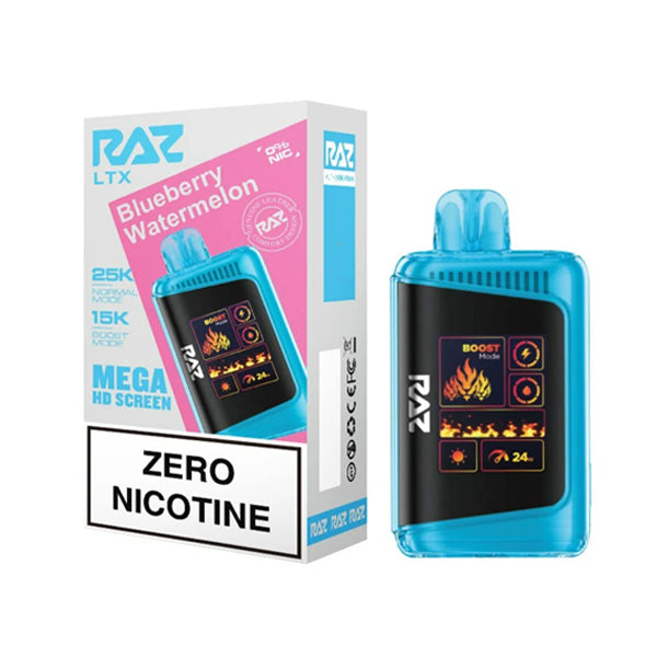 RAZ LTX 25K Disposable 16mL Zero | Blueberry Watermelon with Packaging