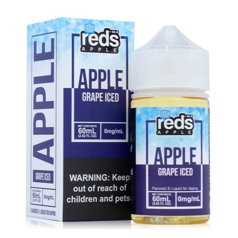 Reds Grape Iced by Reds Apple Series 60ml with packaging