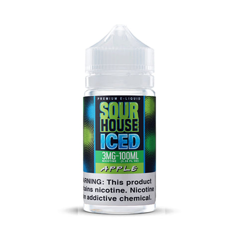 Apple by Sour House Iced 100ml bottle