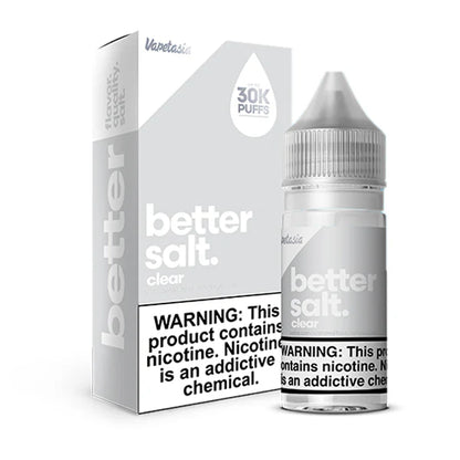 Vapetasia Salt Series E-Liquid | 30mL | Salt Nic | Better Salt Clear with packaging