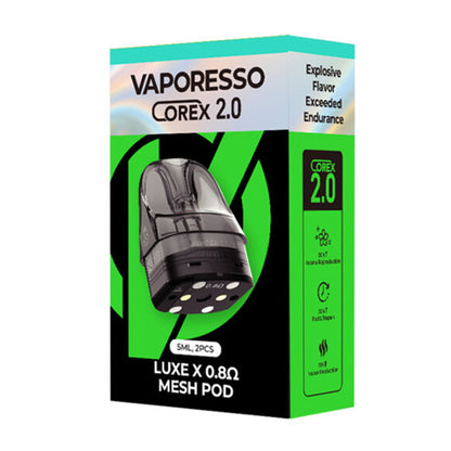 Vaporesso Luxe X 5mL Pod (2-Pack)| 0.8ohm with packaging