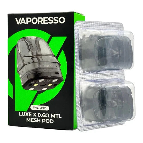 Vaporesso LUXE X Replacement Mesh Pod (2-Pack) 0.6ohm with packaging