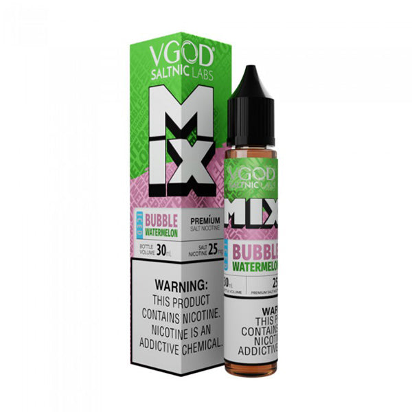 Iced Bubble Watermelon by VGOD Salt Series E-Liquid 30mL (Salt Nic) with packaging