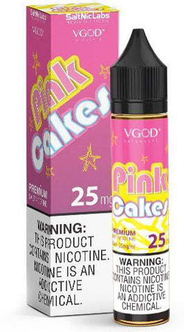Pink Cakes by VGOD SALTNIC 30ML eLiquid with packaging
