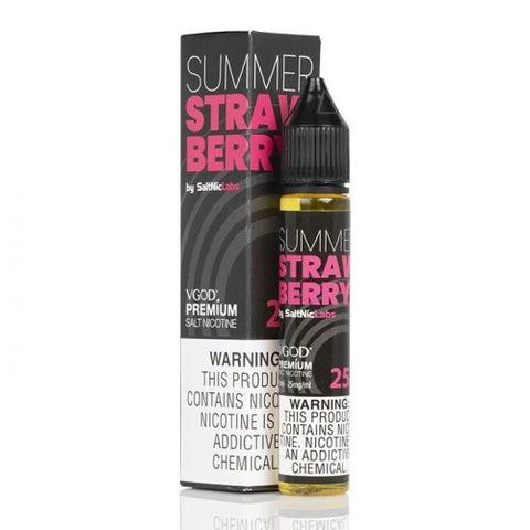 Summer Strawberry by VGOD SALTNIC 30ML eLiquid with packaging