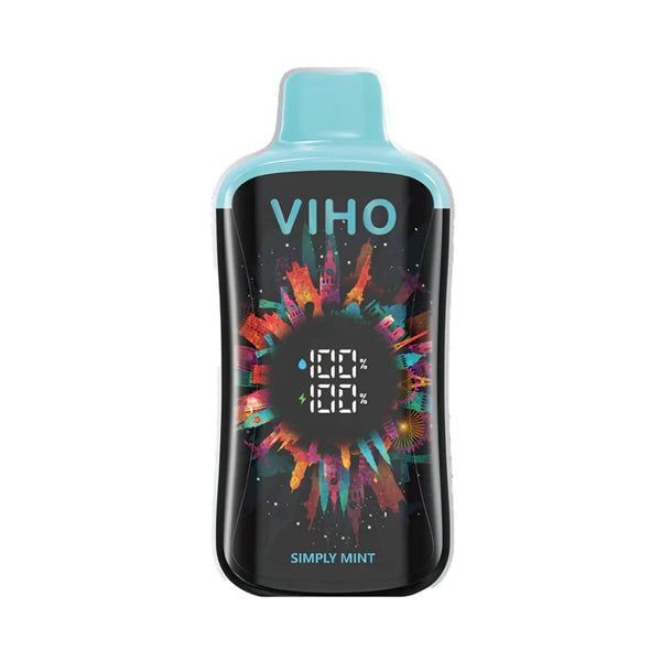 Viho Super Charge PRO Disposable 20000 Puffs 21mL 50mg - Simply Mint