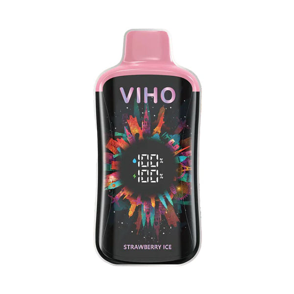 Viho Super Charge PRO Disposable 20000 Puffs 21mL 50mg - Strawberry Ice