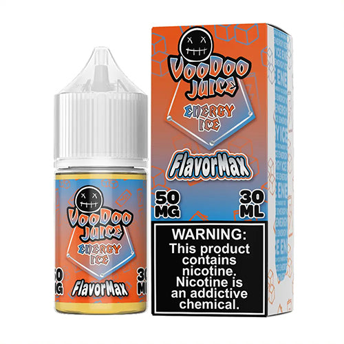 Energy Ice by Voodoo Juice FlavorMax Salt Series E-Liquid 30mL (Salt Nic) with packaging