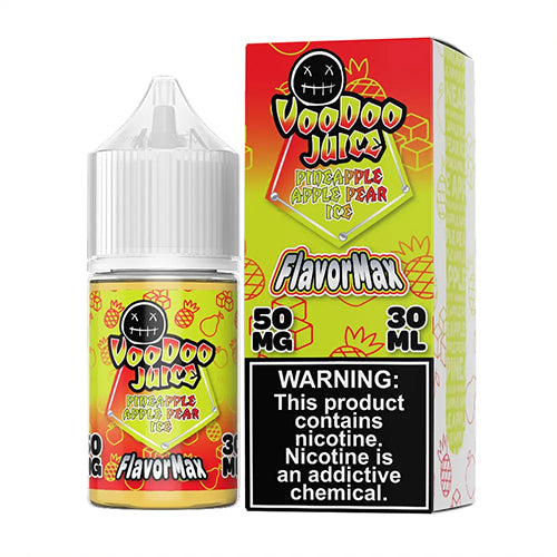 Pineapple Apple Pear Ice by Voodoo Juice FlavorMax Salt Series E-Liquid 30mL (Salt Nic) with packaging