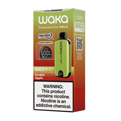 WAKA SoPro DM8000 14mL 8000 Puff Disposable double apple with packaging