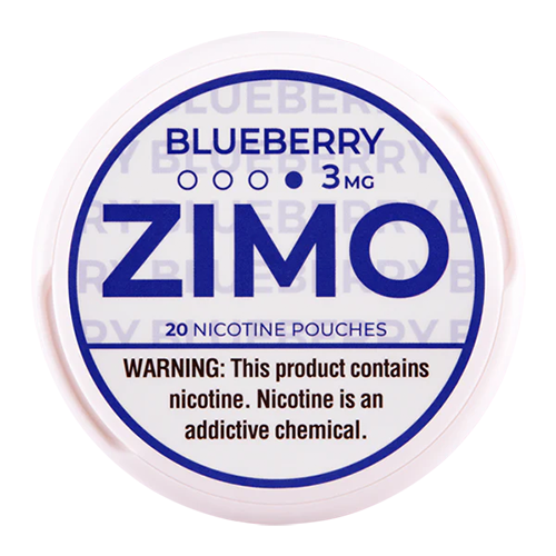 Zimo Nicotine Pouches (20ct Can)(5-Can Pack) - Blueberry