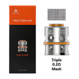 Geekvape M Series Coils (5-Pack) Triple 0.2ohm Mesh with Packaging