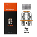 Geekvape M Series Coils (5-Pack) Dual 0.3ohm with Packaging