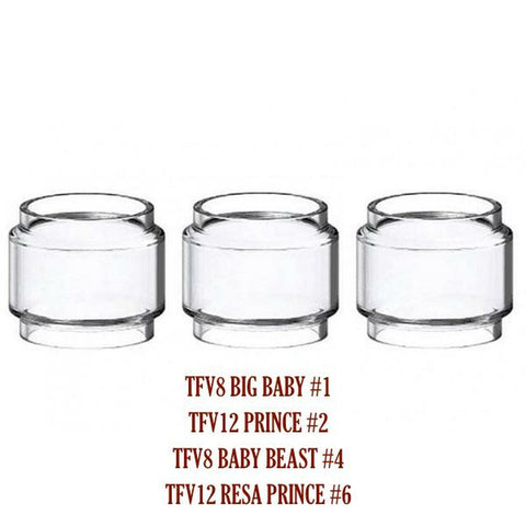 Smok TFV8/9 Big Baby Beast Replacement Glass | 1-Pack | Group Photo