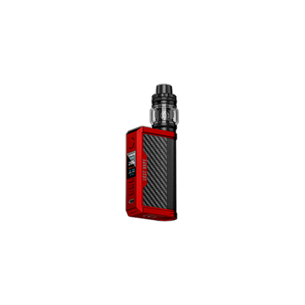 Lost Vape Centaurus Quest 200W Kit - Centaurus SubOhm Tank Ver Matte Red Carbon Fiber