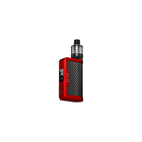 Lost Vape Centaurus Quest 200W Kit - UB Max Pod Tank Ver Matte Red Carbon Fiber