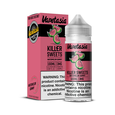 Killer Sweets Watermelon Gummy by Vapetasia Synthetic 100mL with Packaging