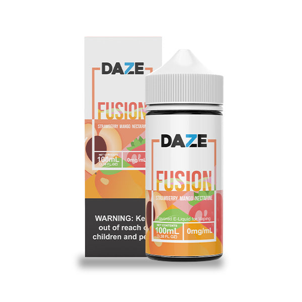 Strawberry Mango Nectarine by 7Daze Fusion 100mL with packaging