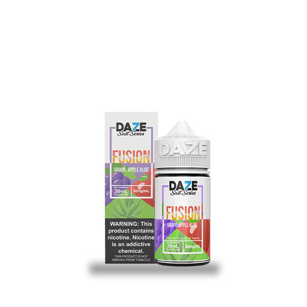 Grape Apple Aloe by 7Daze Fusion Salt 30mL with packaging