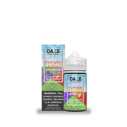 Grape Apple Aloe Iced by 7Daze Fusion Salt 30mL with packaging