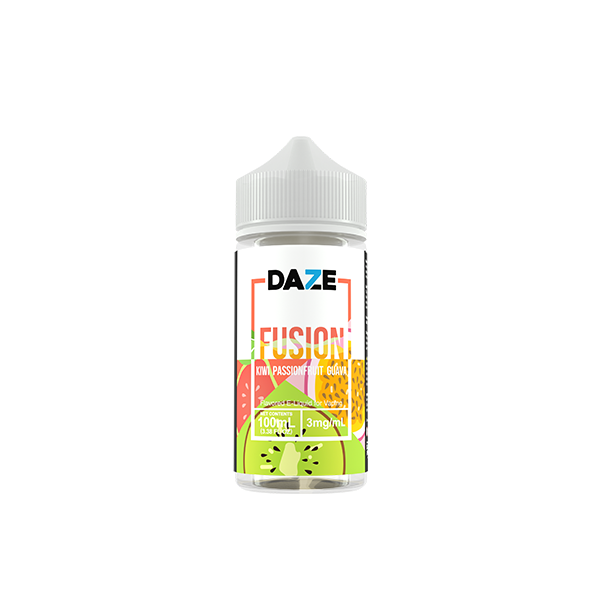 Kiwi Passion Guava by 7Daze Fusion 100mL bottle