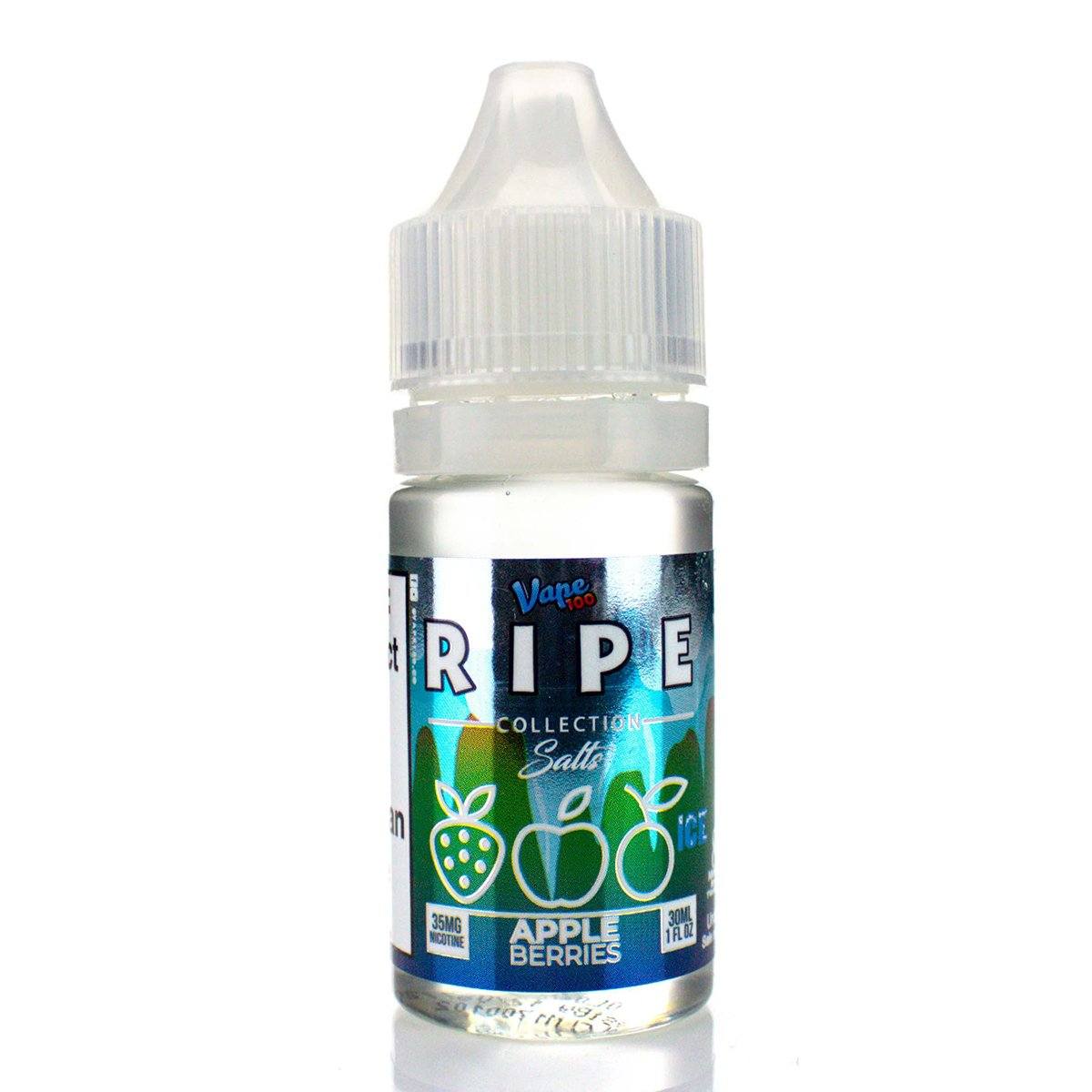 Apple Berries On ICE by Vape 100 Ripe Collection Salts 30mL Bottle