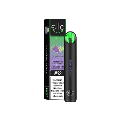 BLVK Ello Disposable | 2500 Puffs | 7mL Grape Aloe