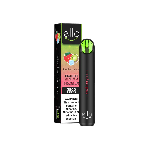 BLVK Ello Disposable | 2500 Puffs | 7mL Kiwiberry Ice