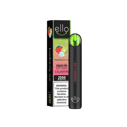 BLVK Ello Disposable | 2500 Puffs | 7mL Kiwiberry Ice