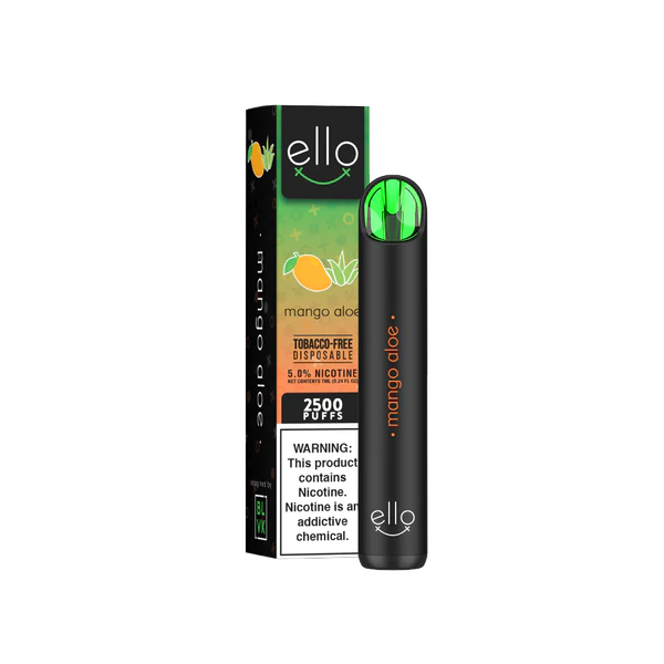 BLVK Ello Disposable | 2500 Puffs | 7mL Mango Aloe