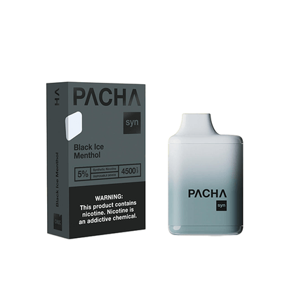 Charlies - Pachamama Syn Disposable | 4500 Puffs | 12mL Black Ice Menthol with Packaging