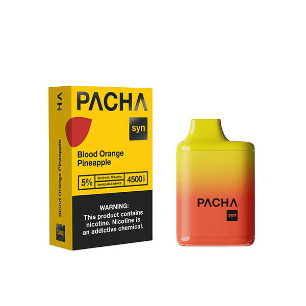 Charlies - Pachamama Syn Disposable | 4500 Puffs | 12mL Blood Orange Pineapple with Packaging