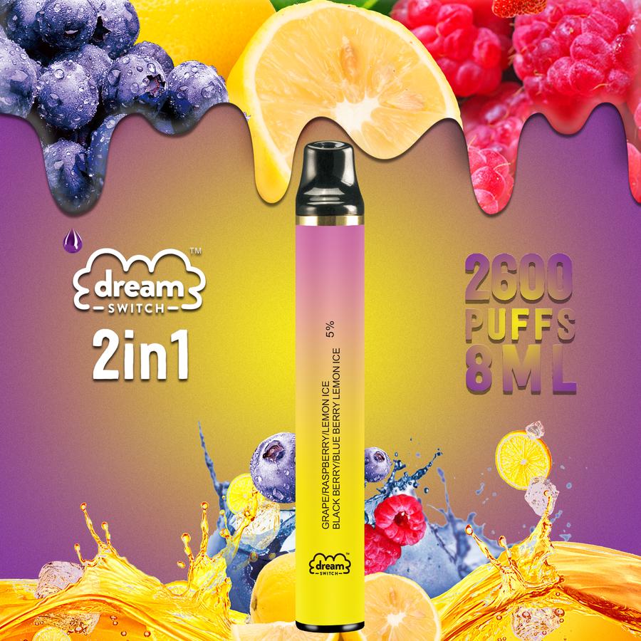 Dream Switch Disposable Raspberry Lemon/Blackberry Blueberry Lemon