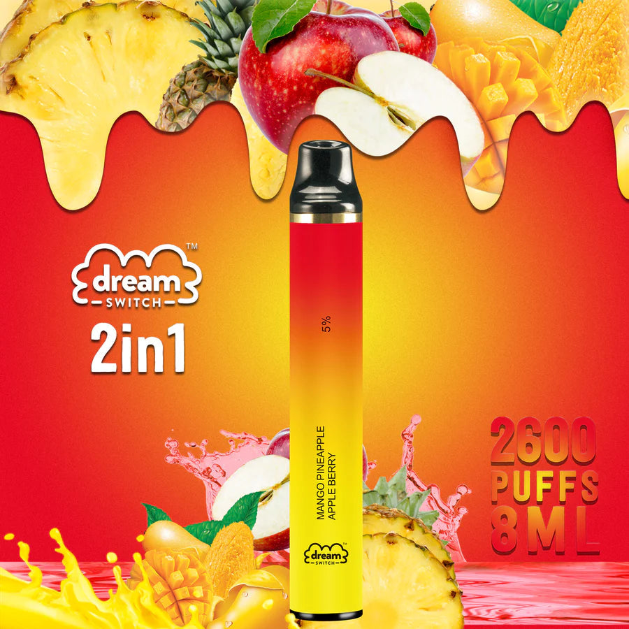 Dream Switch Disposable Mango Pineapple/Apple Berry 