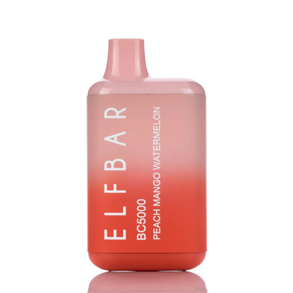 Elf Bar BC5000 Disposable | 5000 Puffs | 13mL | 3% Peach Mango Watermelon Exclusive