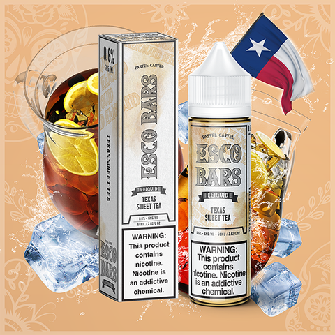 Texas Tea by Esco Bars Eliquid 60mL with Packaging