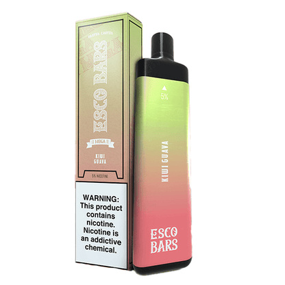 Esco Bars Mega Mesh Disposable | 5000 Puffs | 14mL Kiwi Guava with Packaging