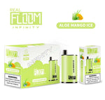 Floom Infinity Disposable | 4000 Puffs | 10mL aloe mango ice with packaging