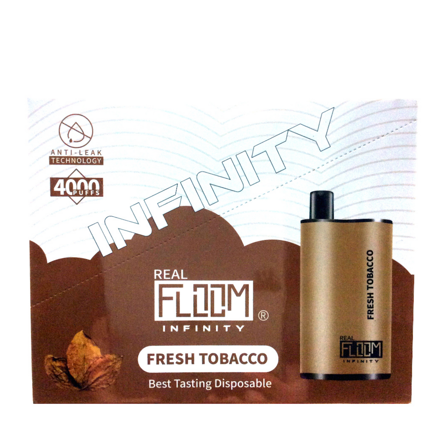 Floom Infinity Disposable | 4000 Puffs | 10mL fresh tobacco packaging