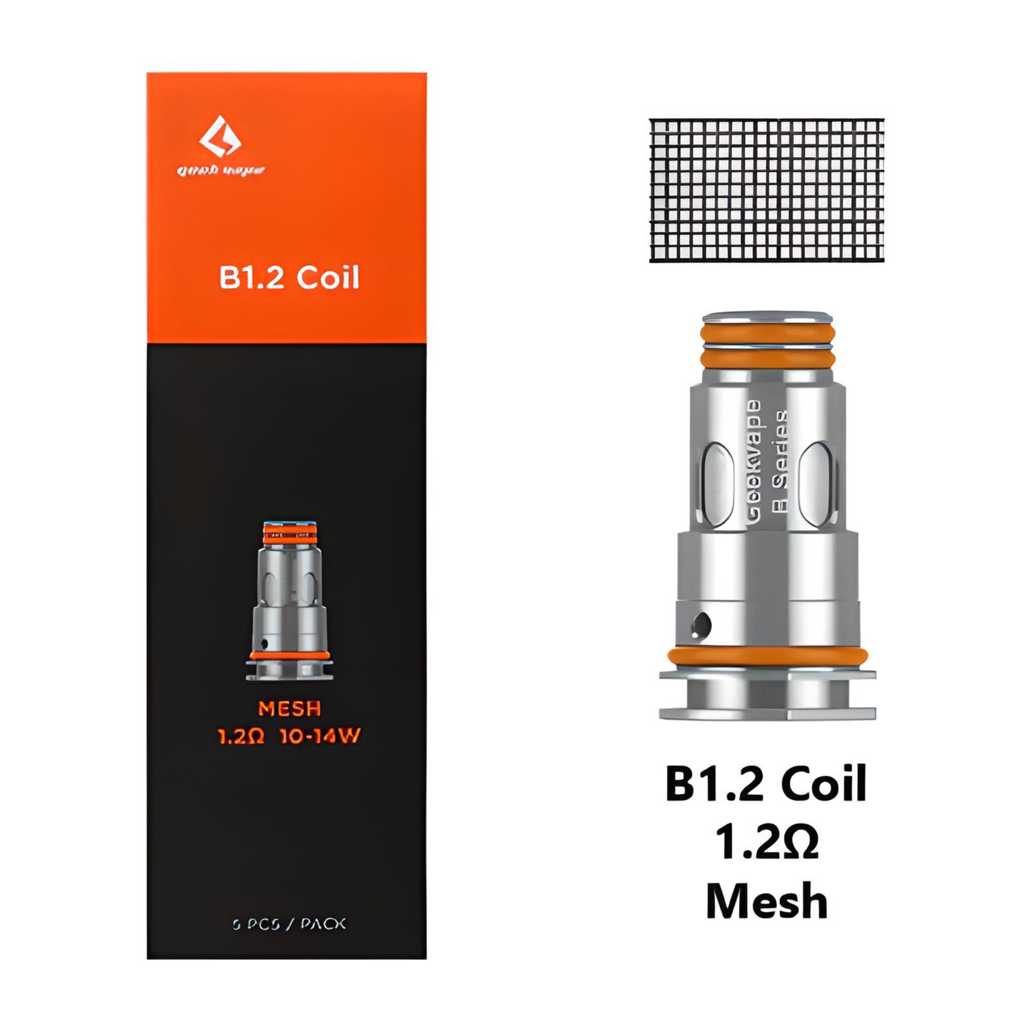 GeekVape Aegis Boost Coils (5-Pack) 1.2ohm with packaging