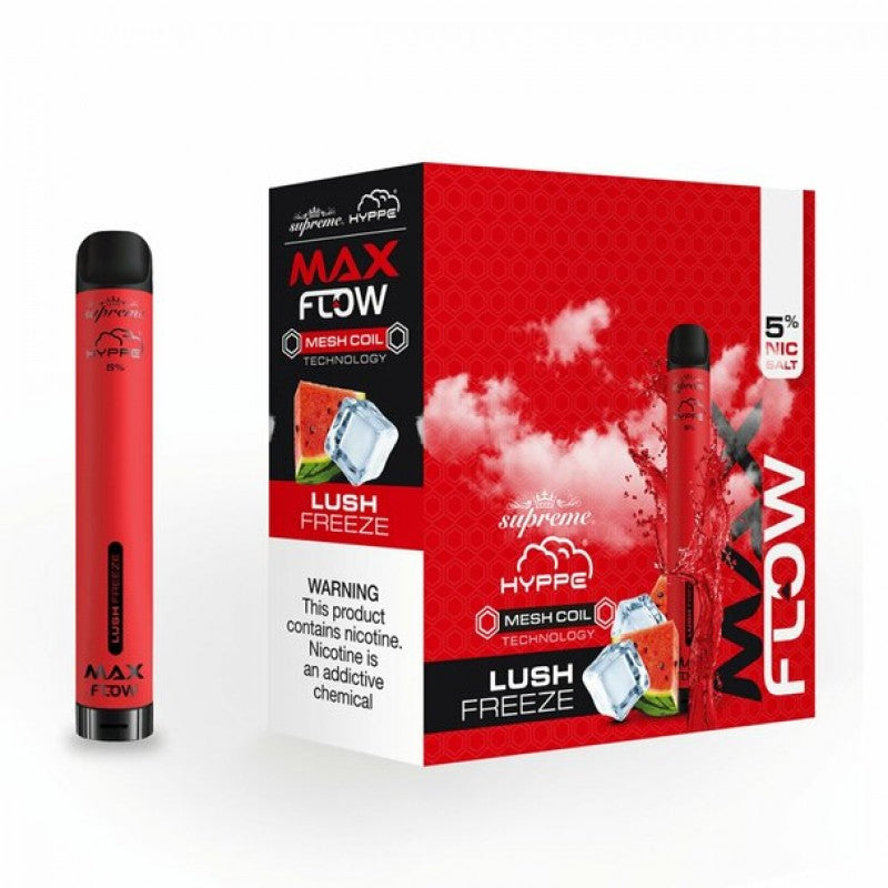 Hyppe Max Flow Mesh Disposable | 2000 Puffs | 6mL lush freeze with packaging